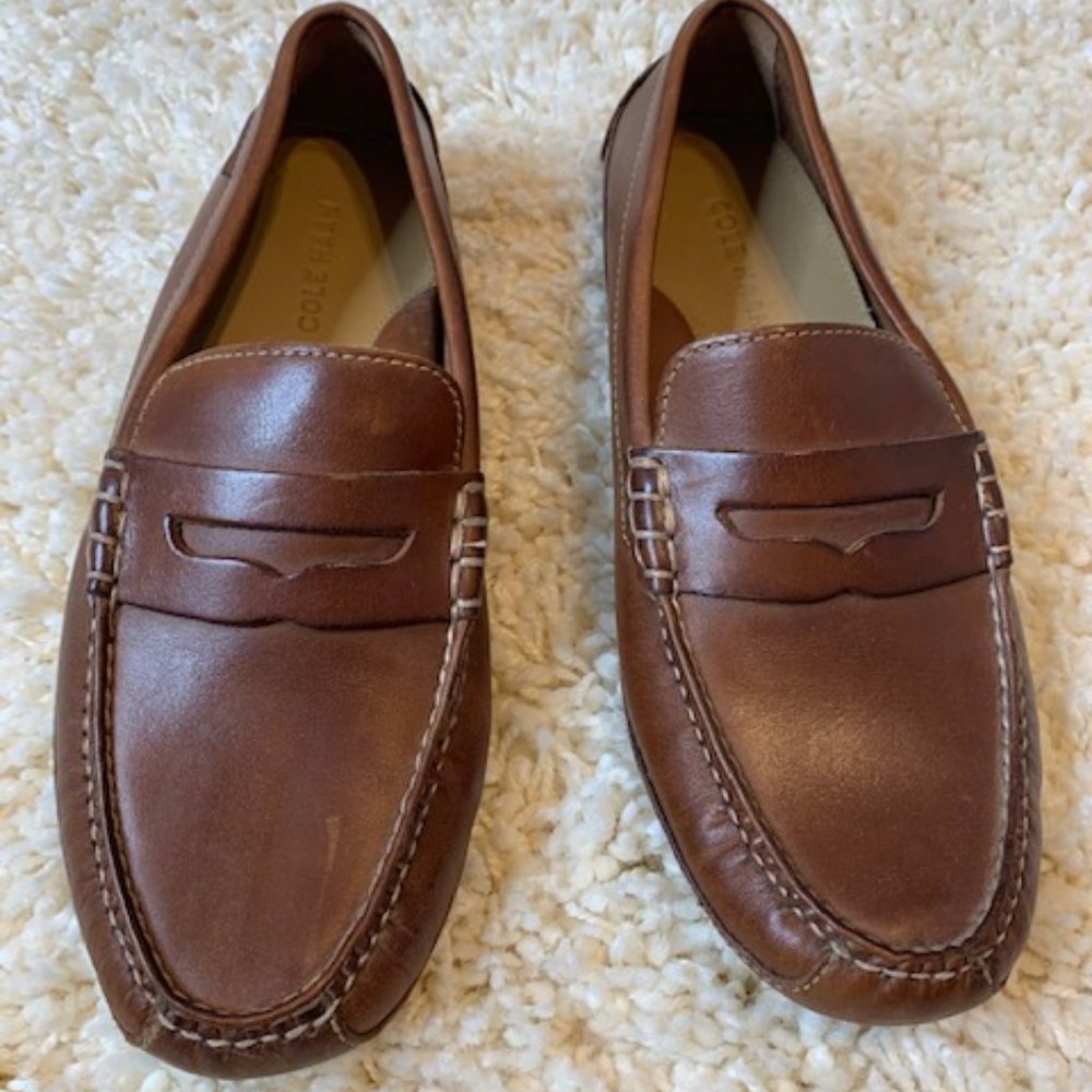 NEW COLE HAAN Men's Grant Canoe Penny Loafer sz 8